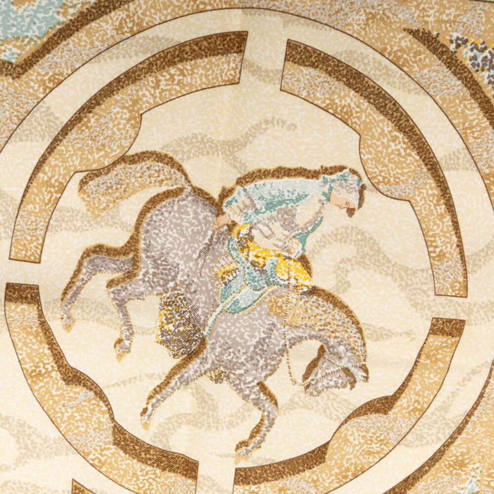HERMES Black Silk Scarf - Picture 3 of 8